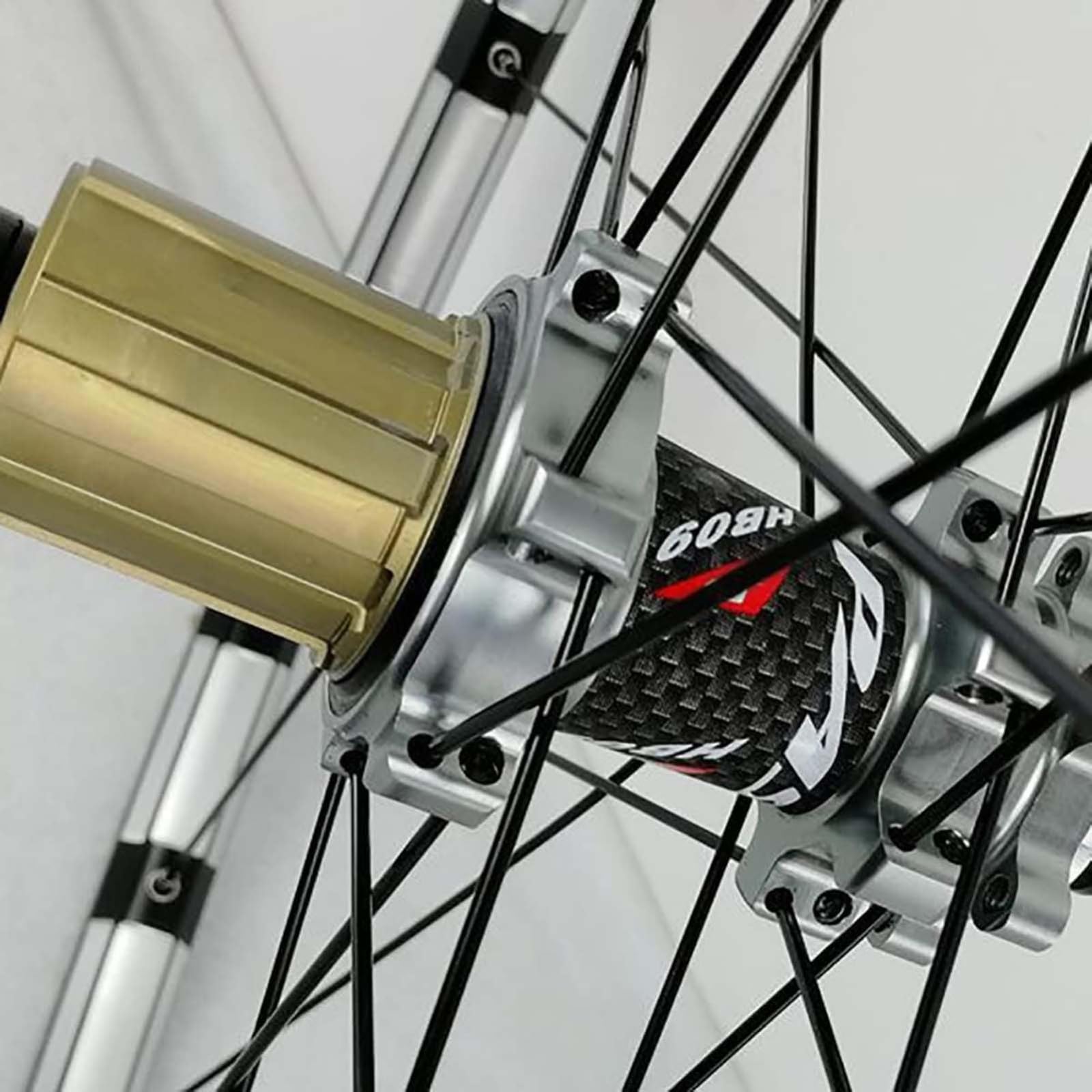 Fahrradlaufräder MTB Laufradsatz 26/27,5" 29" 24H Nabe für 7, 8, 9, 10, 11, 12-Fach Kassette, mit Scheibenbremse und Steckachse, Straight-Pull-Felge (Silver-29in)