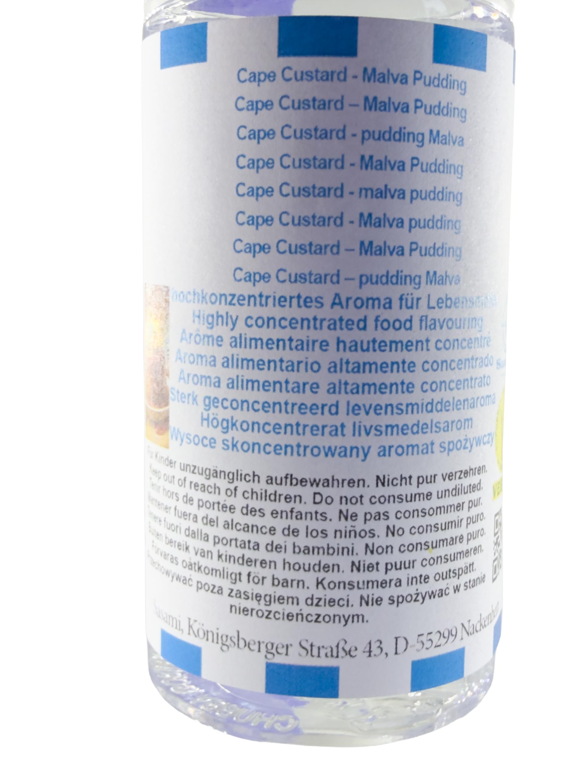 Cape Custard - Malva Pudding Aroma Konzentrat - Vegan - Sasami - 100ml