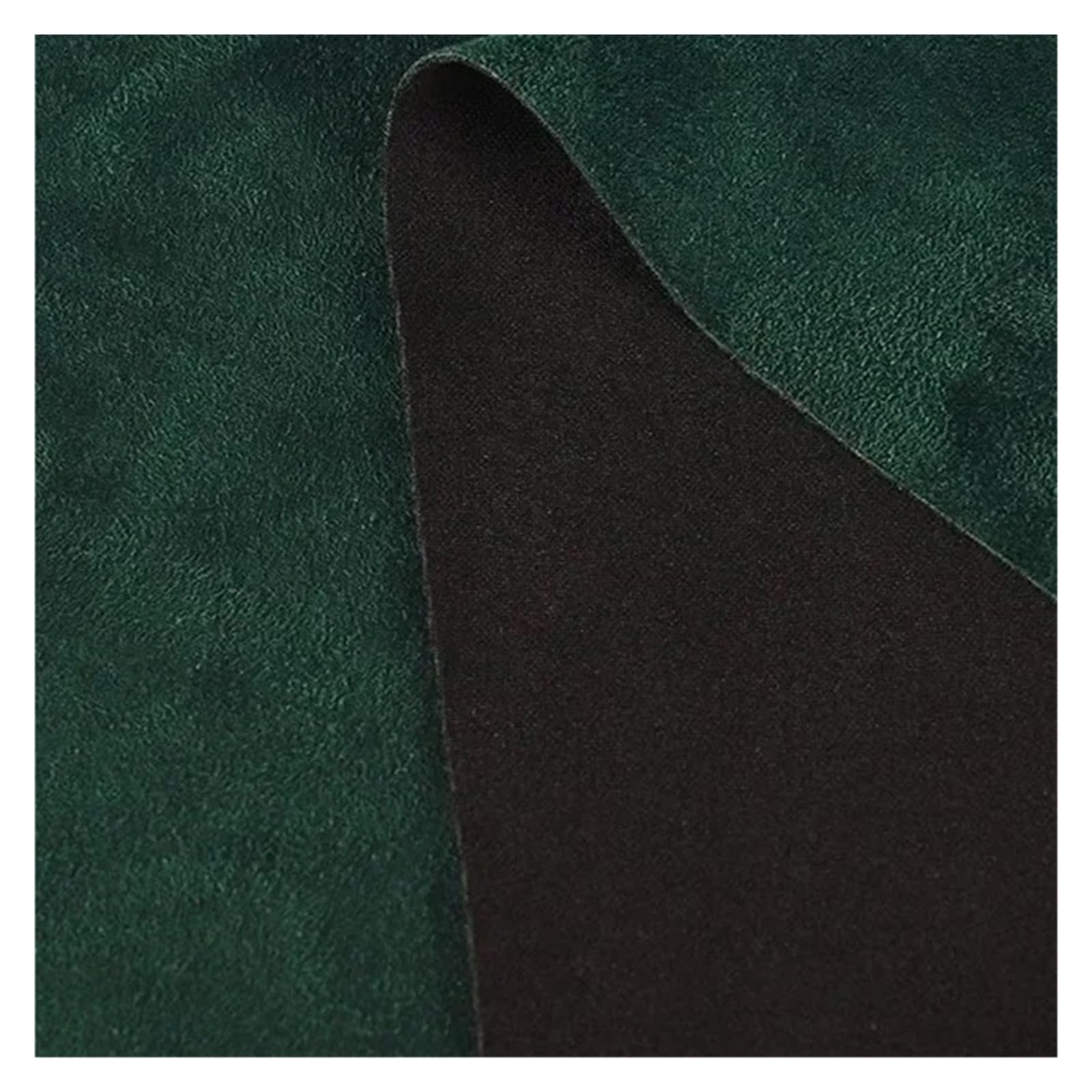 FIgpmwld Faux Suede Fabric, Elastic Suede Fabric for Sewing, Green, 100x150cm, per Meter(Gemstone Green)