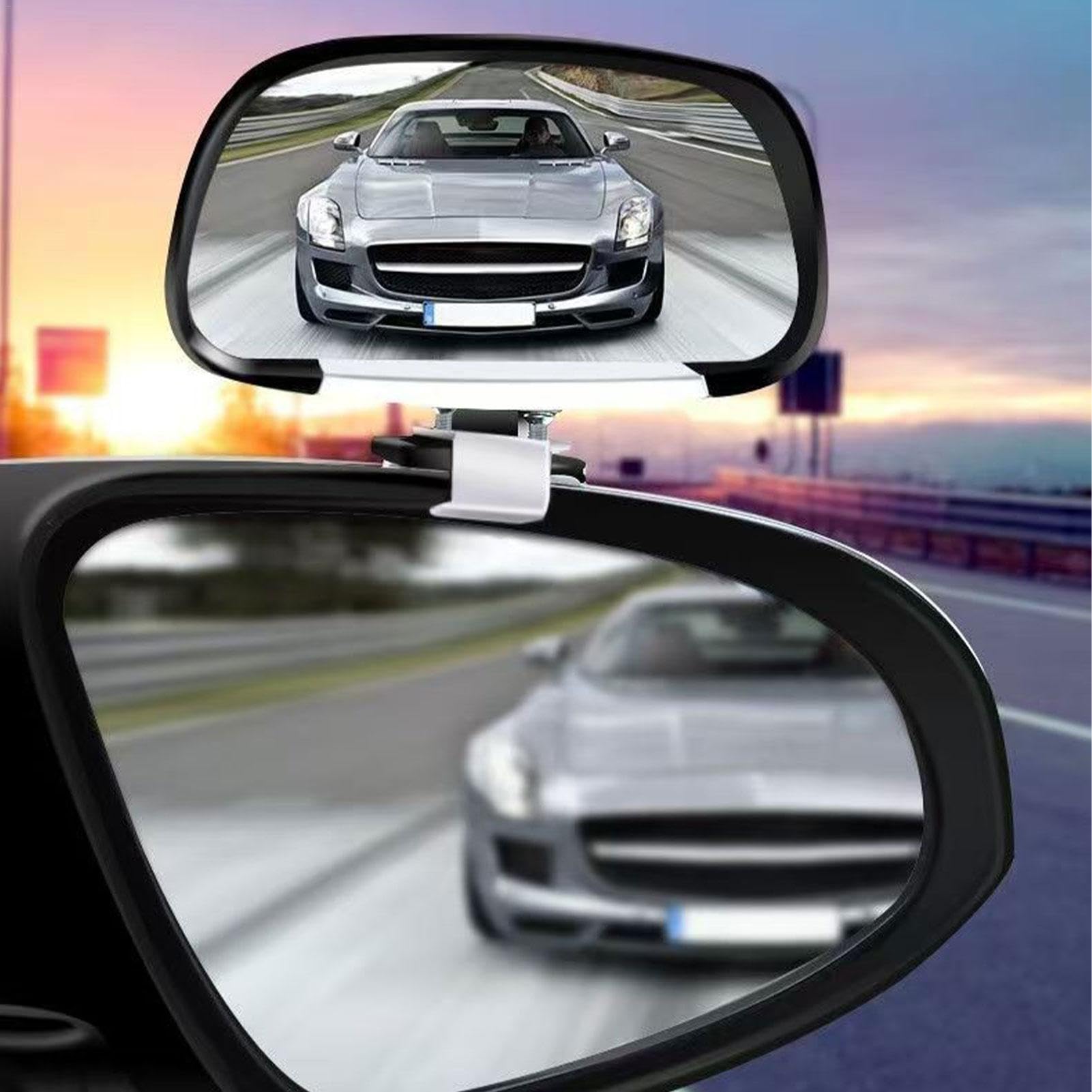 Espejo retrovisor de ángulo muerto para coche, ángulo muerto, espejo retrovisor ajustable de 360 grados, espejo retrovisor lateral, espejo de aspecto ciego para coche, ángulo muerto