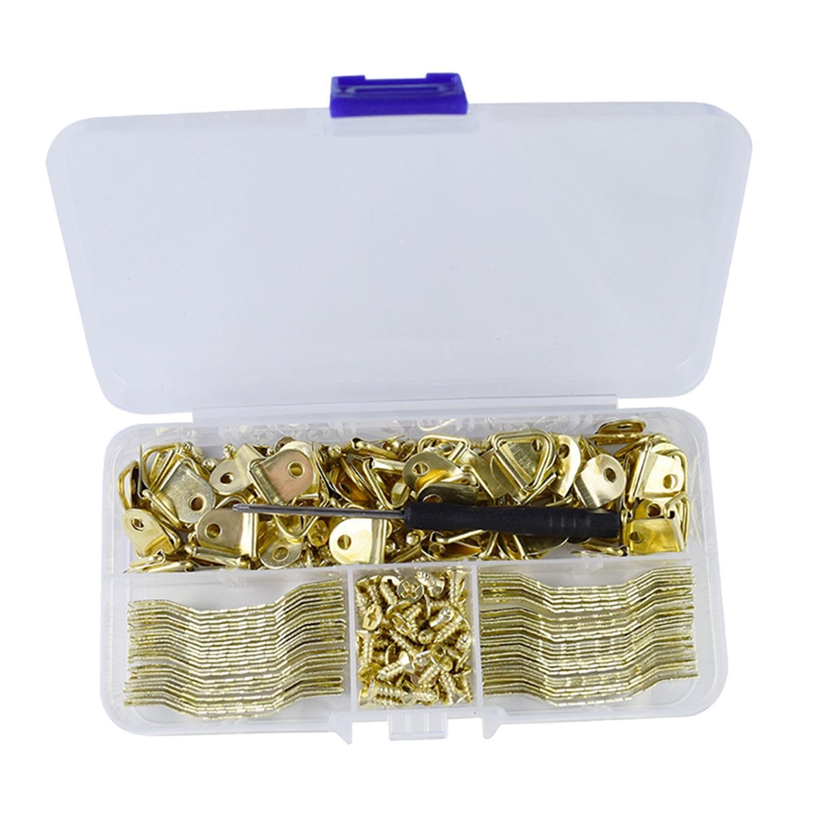 Pixzcsa Premium Picture Hanging Solutions Featuring 50 Hangers 150 Screws