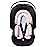 Pro Goleem Breathable 3-in-1 Baby Car Seat Head Support, Soft Infant Car Seat Insert, Carseat Cushion for Newborn, Perfect for Car Seat, Strollers, Swings, Carrier, Bouncer, Pink and White