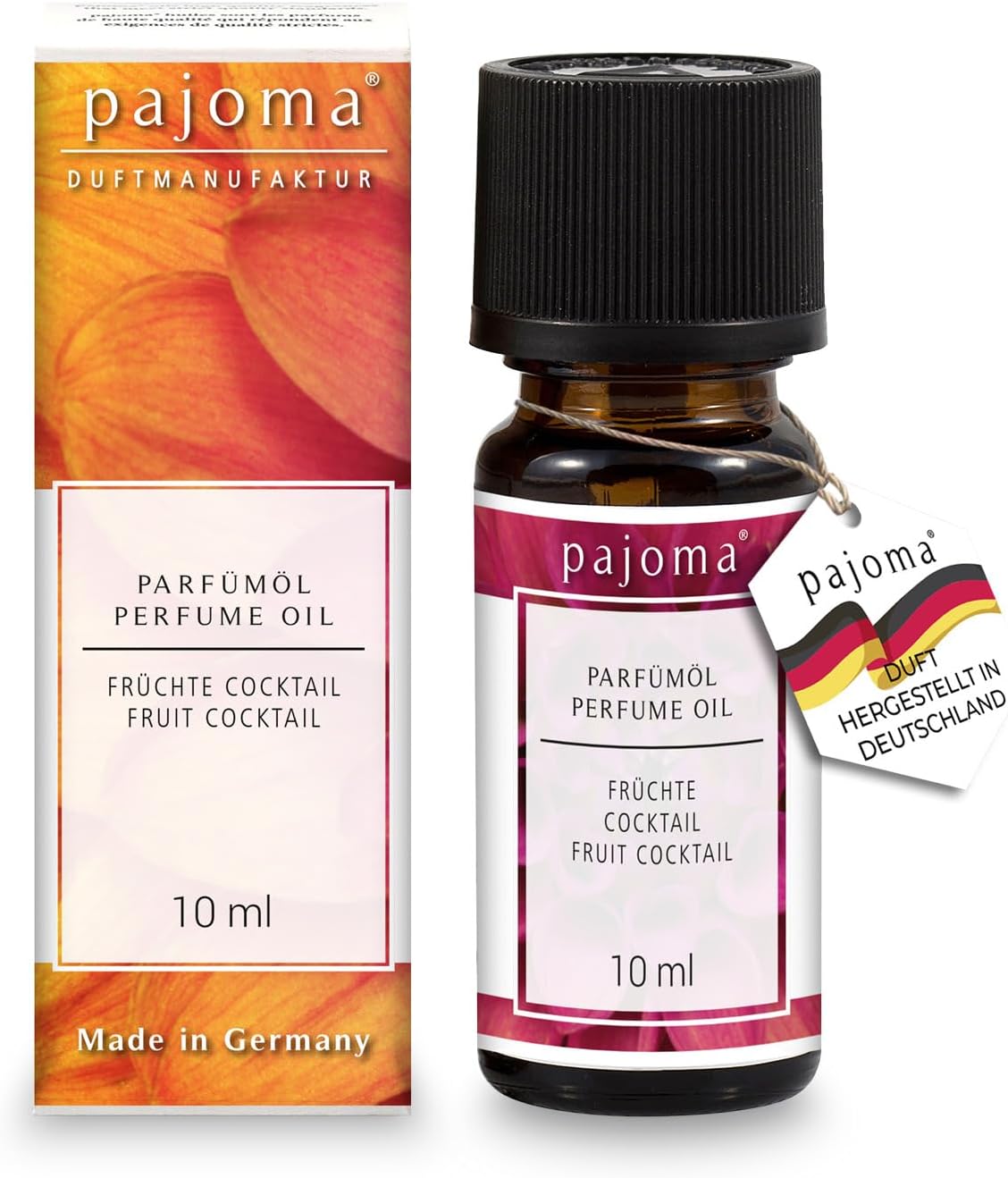 Pajoma Fragrance Oil, selection of fragrances, in gift box, 10ml yellow