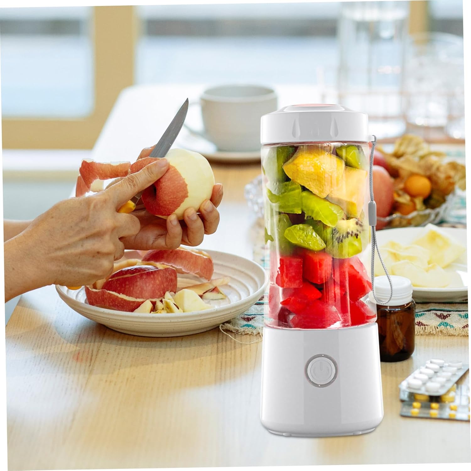 Luxshiny Portable Fruit Juicer Citrus Juicer Juice Strainer Home Easy Extraction