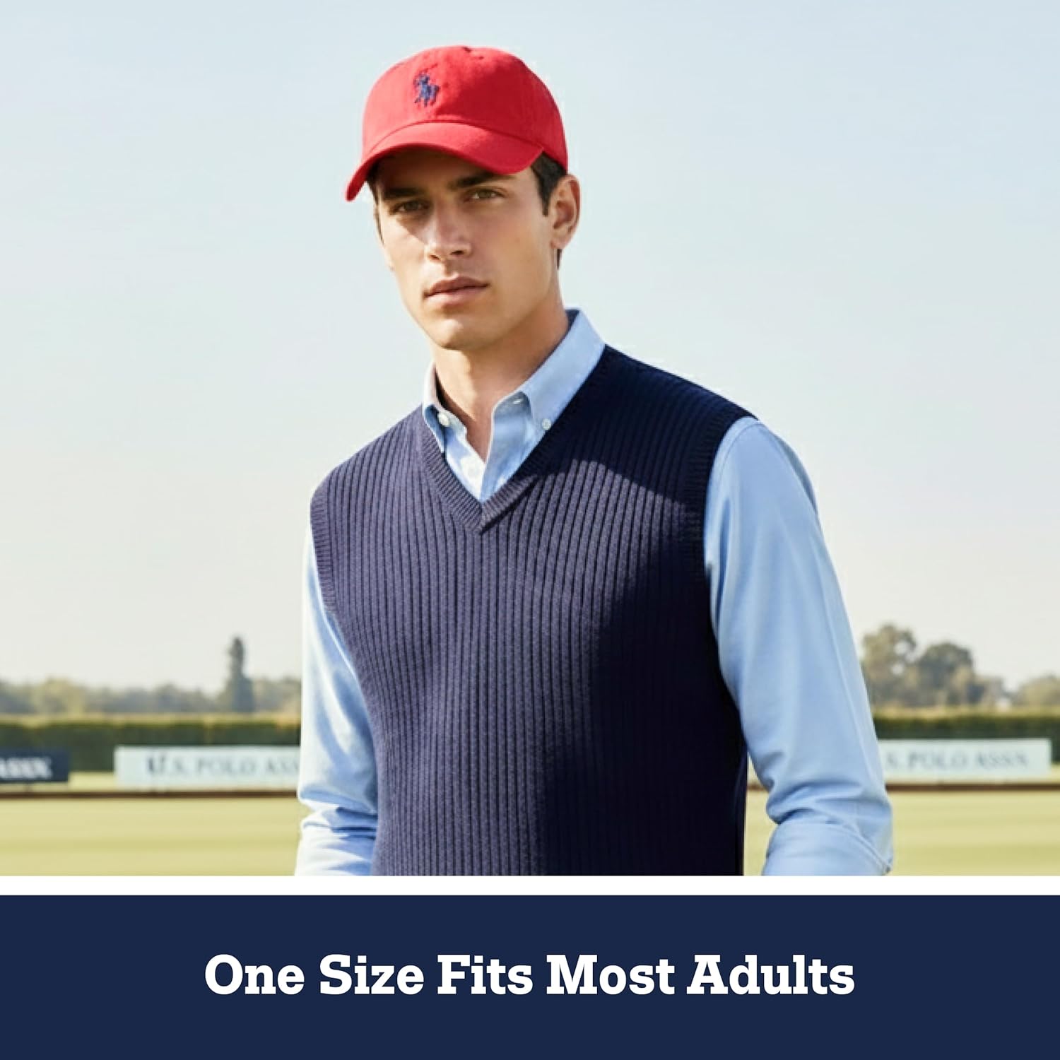 U.S. Polo Assn. Baseball Cap, 100% Cotton Adjustable Dad Hat with Small Pony Logo - Image 5