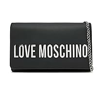 Love Moschino BORSA PU GRS NERO GALV.NIKEL