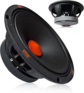 STX Audio STX80PXi 8-Inch Super Midrange Speaker - 720W RMS, 1800W Max, 4 Ohm, 97 dB Sensitivity, 1.75-Inch Voice Coil, 40 oz Ferrite Magnet, Single Pro Car Audio Driver
