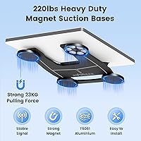 Vista 2 de Starlink - Mini soporte magnético Starlink de 200 libras de alta resistencia con orificios de instalación de imanes ajustables, kit de montaje