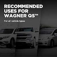 Vista 2 de Wagner QS ZD1081 - Juego de pastillas de freno de disco, bordes biselados para paradas suaves y silenciosas, compatible con Ford Mustang 2005-2014