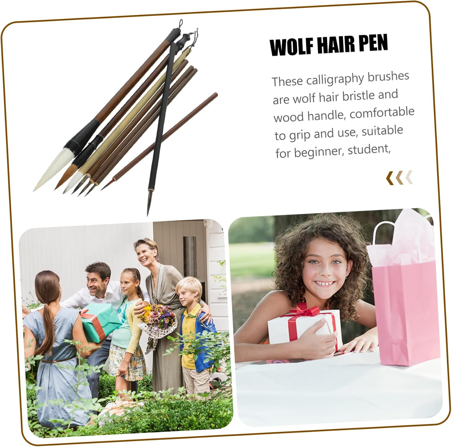 Beginner Calligraphy Brush of Professional Art Brushes Multi-function Watercolor Painting for Lettering Drawing Calligraphy Writing