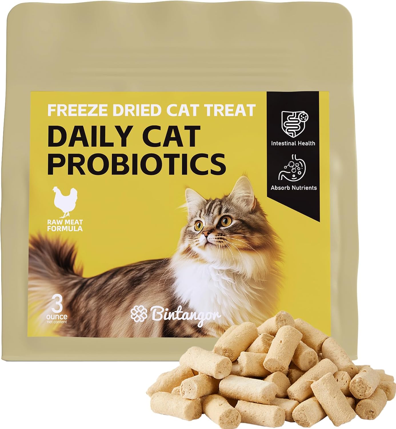 Bintangor Freeze Dried Chicken(3oz) cat probbiotics