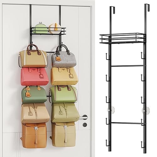 HapiRm Over The Door Purse Organizer - Wall Mounted Purse
