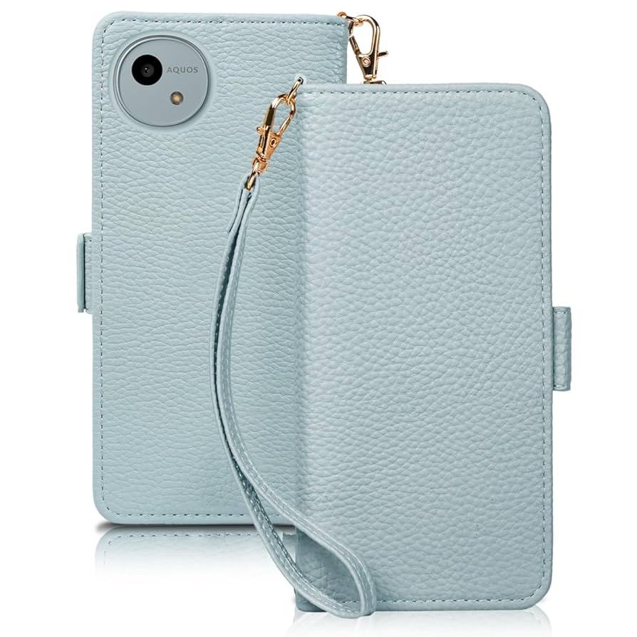 AQUOS wish 4 ライトブルー ケース付き Amazon.co.jp: SZJAMIE AQUOS wish4 ケース 手帳型 wish 4 手帳