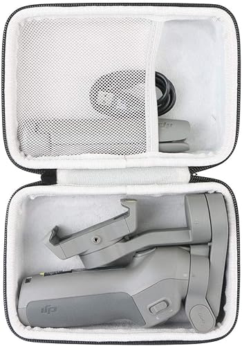 Miniatura 3 de khanka Estuche de viaje duro de repuesto para DJI OSMO Mobile 3 / OM 4 Estabilizador portátil ligero de cardán de mano (negro)