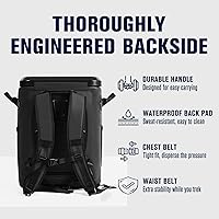 Vista 4 de Magnetic Soft Cooler, Zipperless Soft Sided Cooler Bag for Men & Women, Insulated Backpack Coolers for Tailgating, Beach, Lunch, Picnic, Kayak