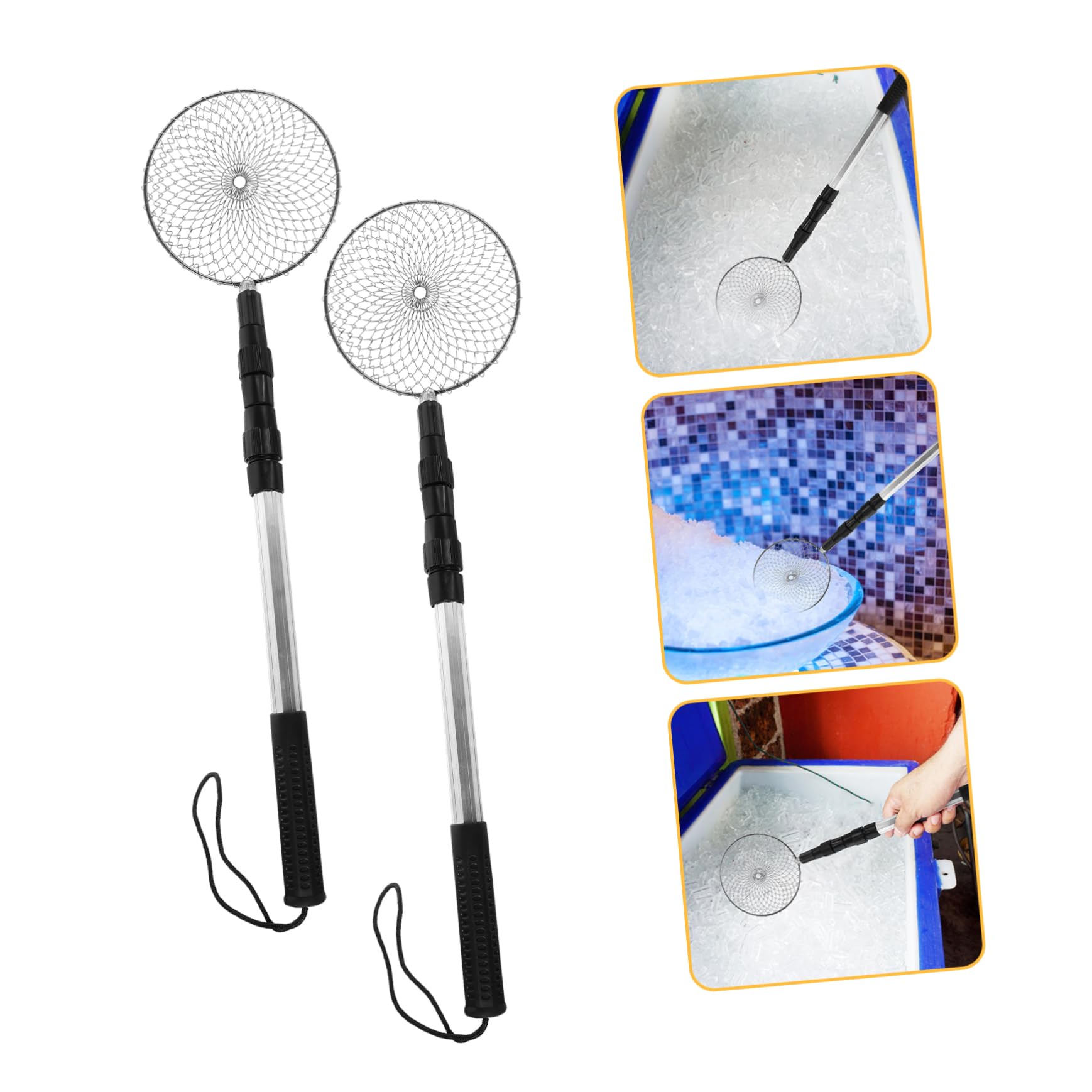 Mikikit 8ensembles Outil De Plage Rétractable De à Sable pour Coquillages Et Débris pour Adultes