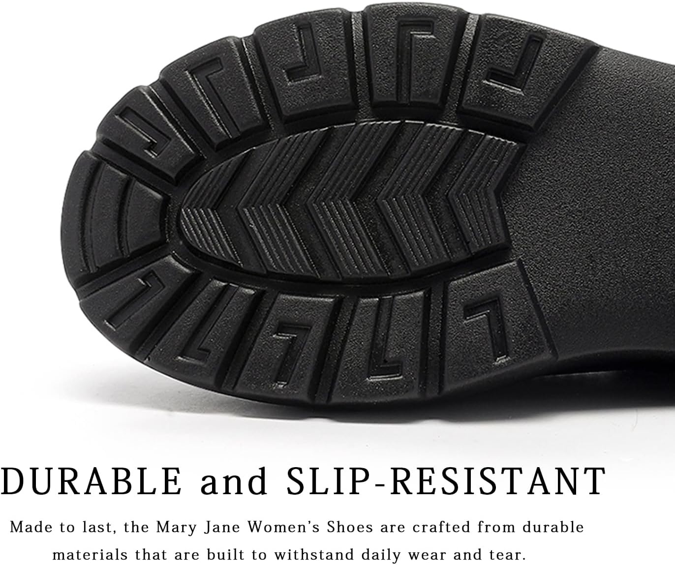 Ruiatoo Women's Mary Jane Platform Pumps – Chunky Low Heel Round-Toe Oxford Dress Shoes for Work, Wedding Guest, Travel & Everyday Chic - Image 4