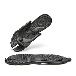 Portable Foldable EVA Flip Flops Unisex Non-Slip Lightweight Flexible Water-Resistant Quick-Dry Travel Hotel Beach Swimming Indoor Outdoor Slippers