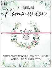 Communion/Confirmation/Confirmation Gifts for Girls, Guardian Angel Bracelet Silver with Card, Gifts for Communion/Confirmation/Confirmation Girls