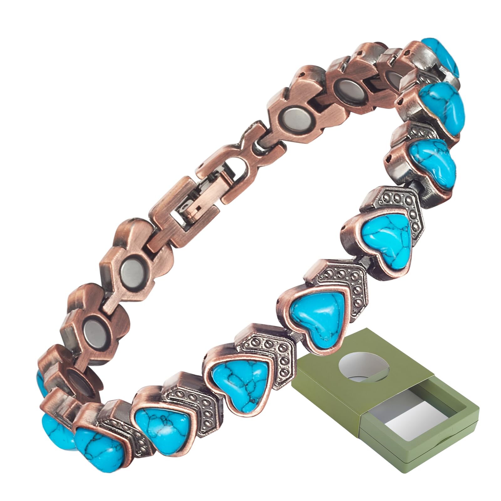 Bracciale con pietre colorate - Humana Vintage