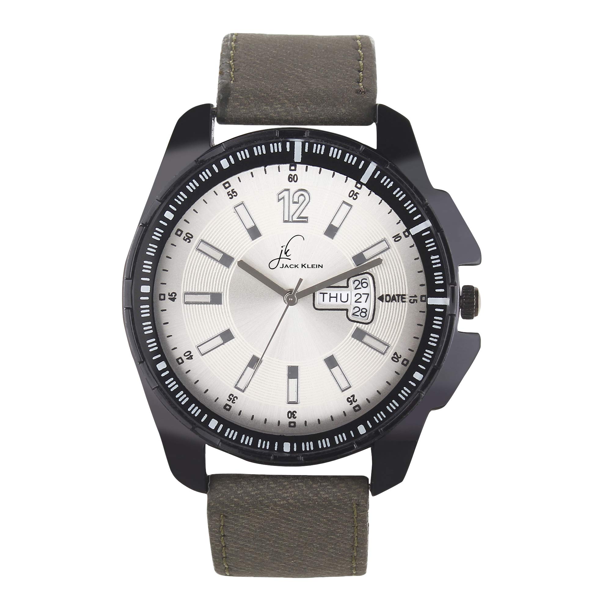 Jack Klein Trendy White Dial Day and Date Working Multi Function Wrist Watch (B07MHTLCH1) Amazon Price History, Amazon Price Tracker
