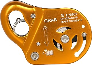 Easy to Carry Automatic Locking Climbing Rope Device with Strong Metal Construction Wilderness Exploration Equipment Flexible Secure Device