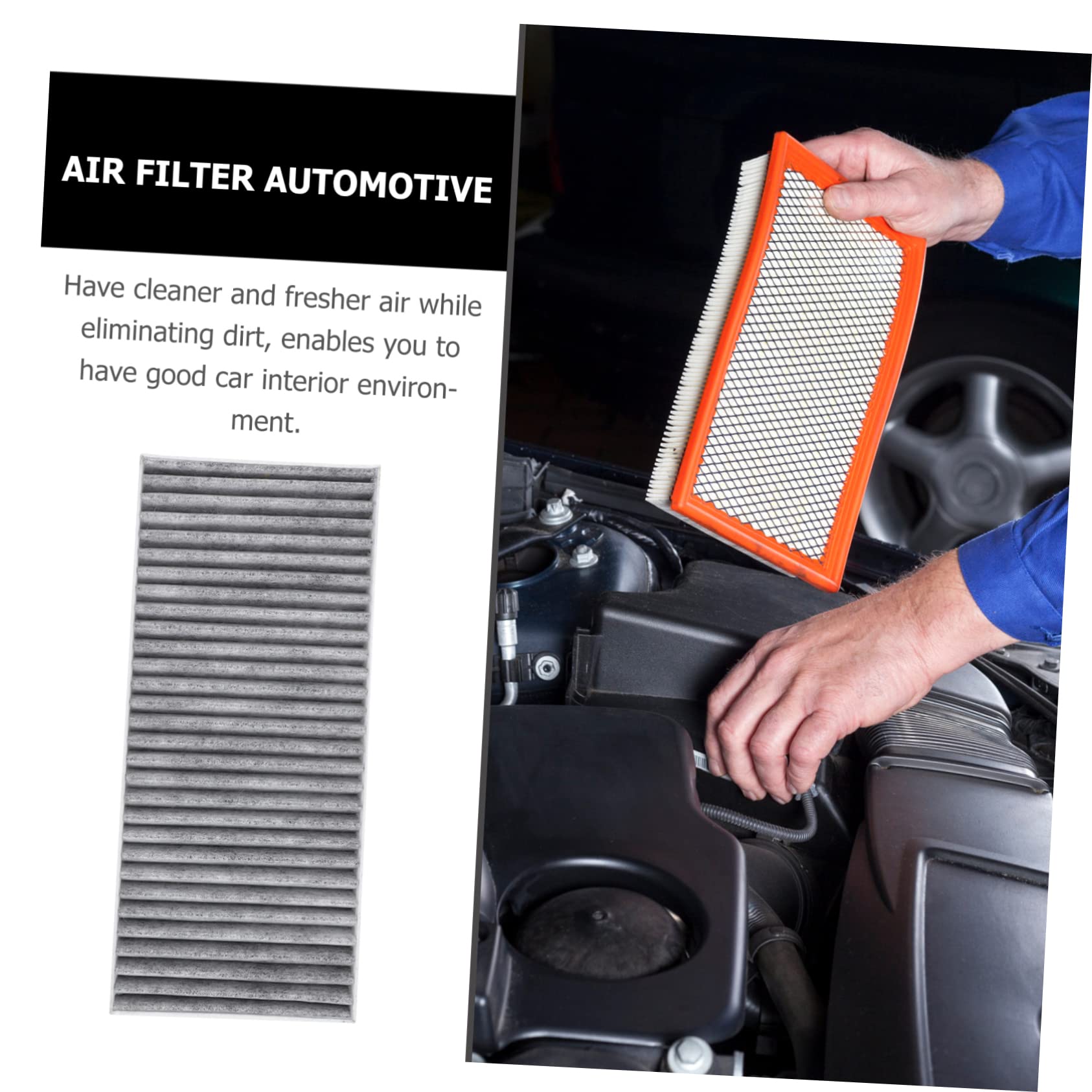 Mikikit 6stücke Auto Luftfilter Für Klimaanlage Hochleistungs-klimaanlagenfilter Für Saubere Luft Im Fahrzeug Kompatibel Mit Verschiedenen Automodellen Effektive Geruchsbeseitigung Und