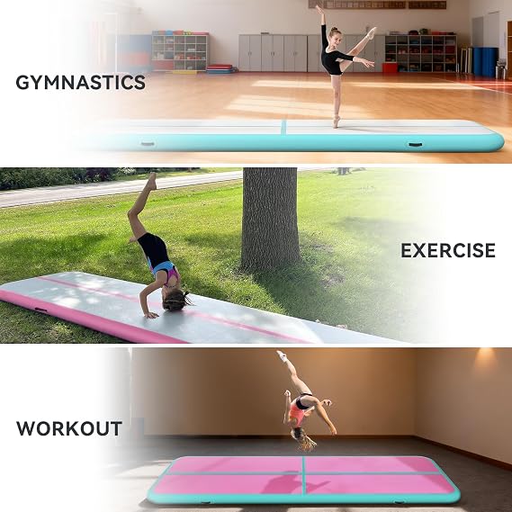 Inflatable Air Gymnastics Tumbling Mat 6ft 10ft 13ft 16ft 20ft