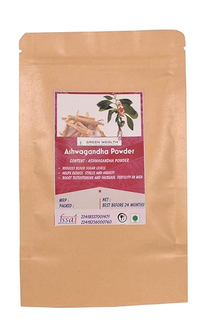 Green Wealth - Ashwagandha Powder - 200 Grams