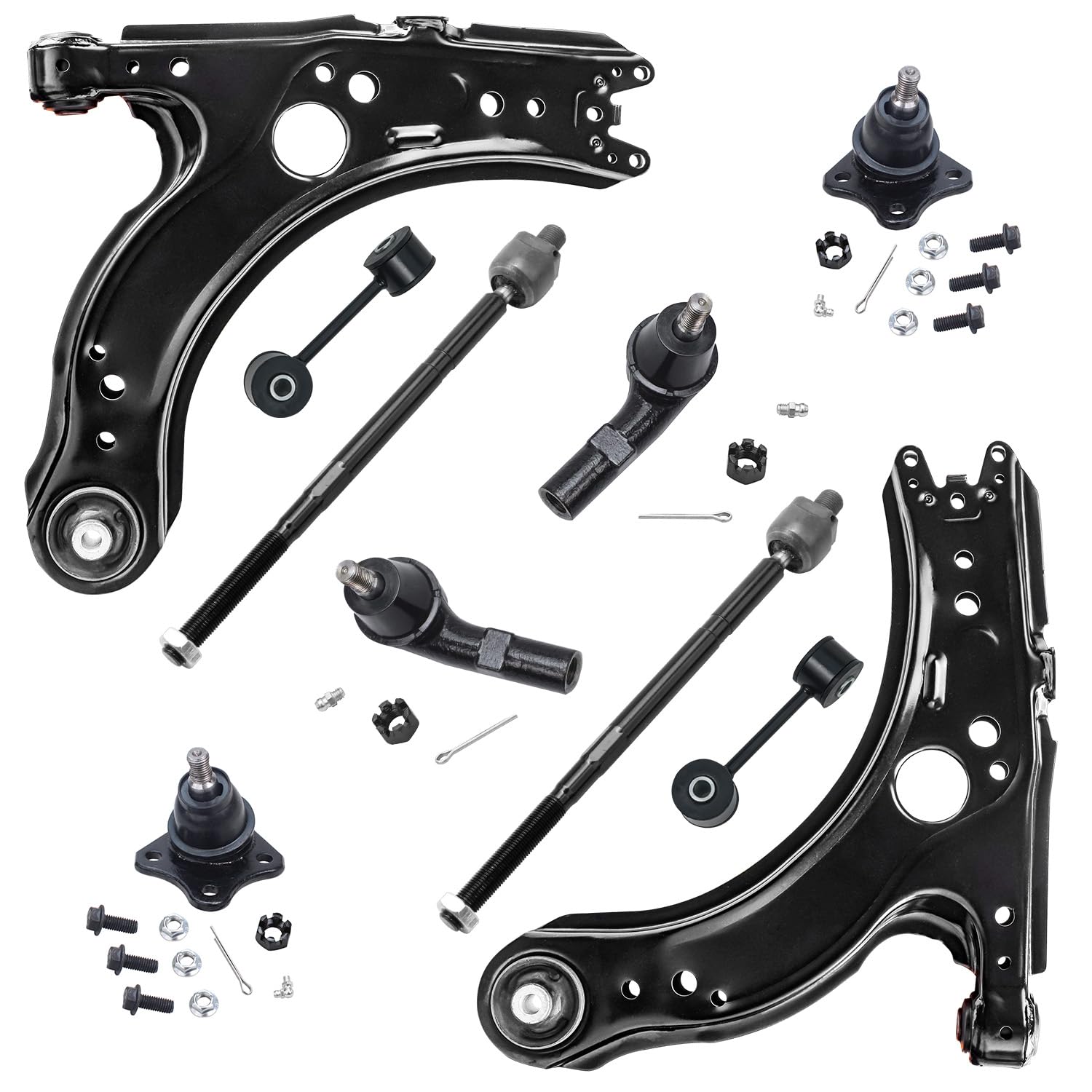 Detroit Axle - Front End 10pc Suspension Kit for 01-10 Volkswagen Beetle