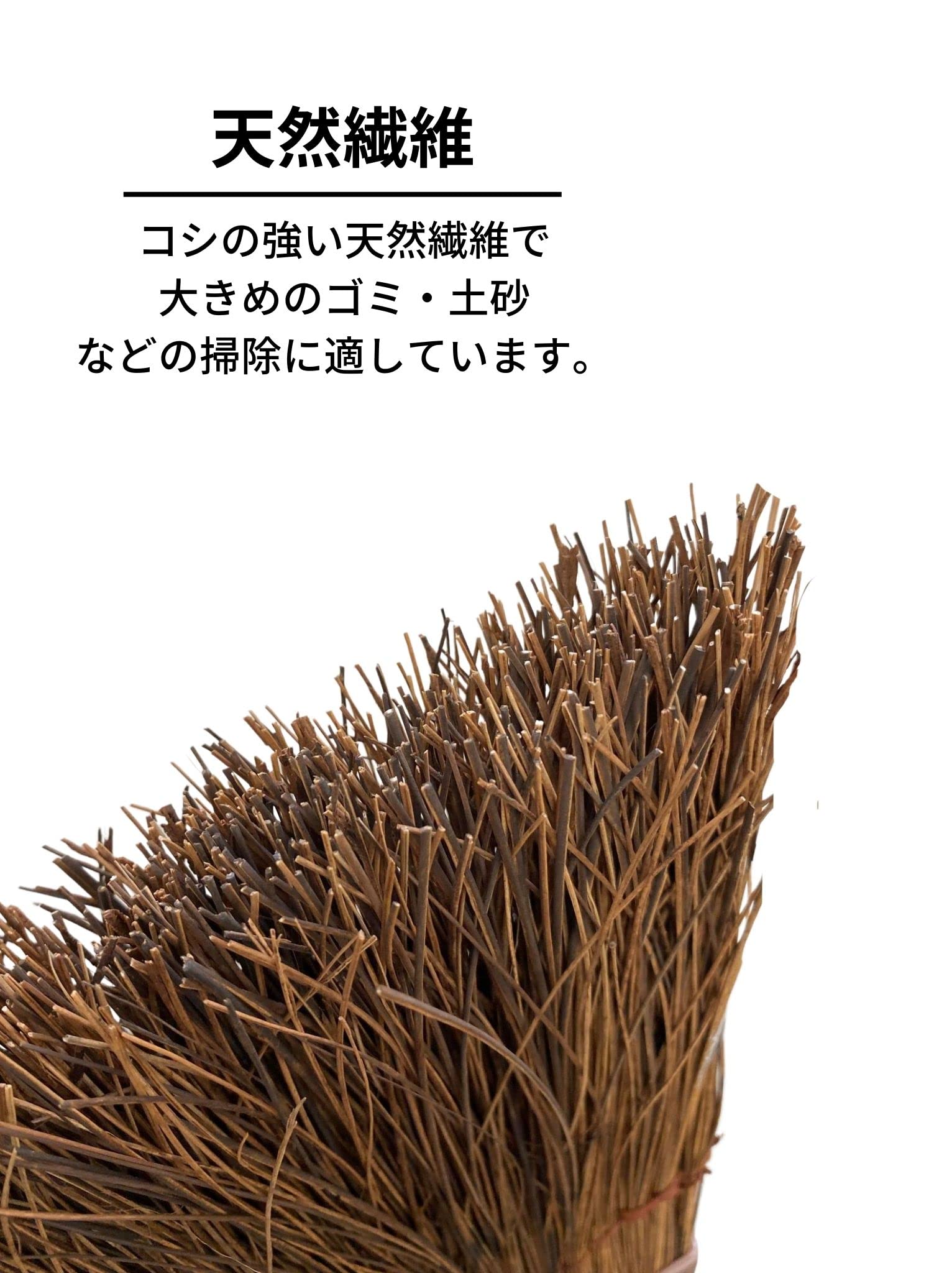 Amazon | 日本クリンテック(Nihon Clean tech) 技ホーキ 赤シダ 長柄