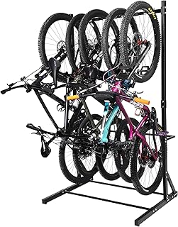 Yes4All Freestanding Bike Storage Rack, 300 Lbs 5 Levels Sturdy Steel Ve...
