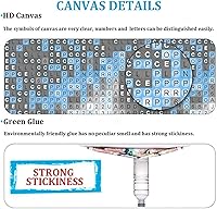 Vista 4 de JesMolla Kit de pintura de diamante redondo completo 5D por números para adultos, kits de pintura de diamantes redondos de taladro completo, kit