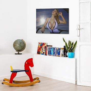 Hot Sexy Girl Posters Canvas Prints Big Boob Poster Girl Wall Art Canvas Painting Home Bar Kitchen Coffee Man Cave Garage Wall Decor Art Frameless 8x10inch