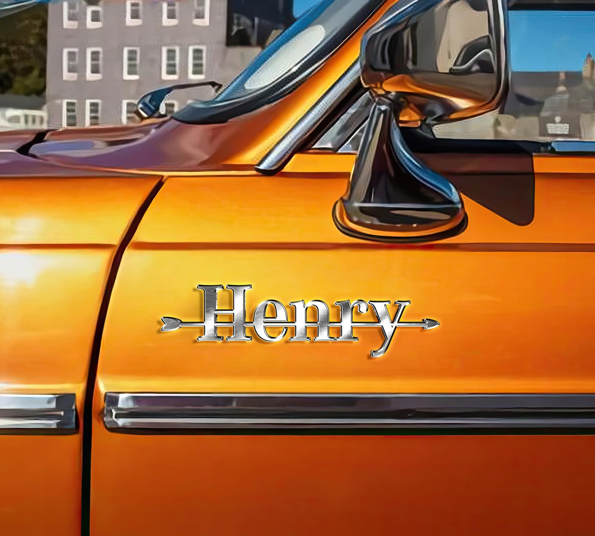 - Custom Car Emblem Gift for Cars Lovers, Personalized Vechicle Gifts Race Sign Truck Letter 3D Customized Badges for Boats Motorbike Side Rear Front Hood Trunk Door (10- Archery)