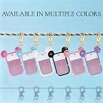 TERPINK - 2 Pack Silicone Case Compatible with Touchland Hand Sanitizer Spray 1 fl oz, Mouse Design Protective Case with Keychain, Sanitizer Spray Accessory