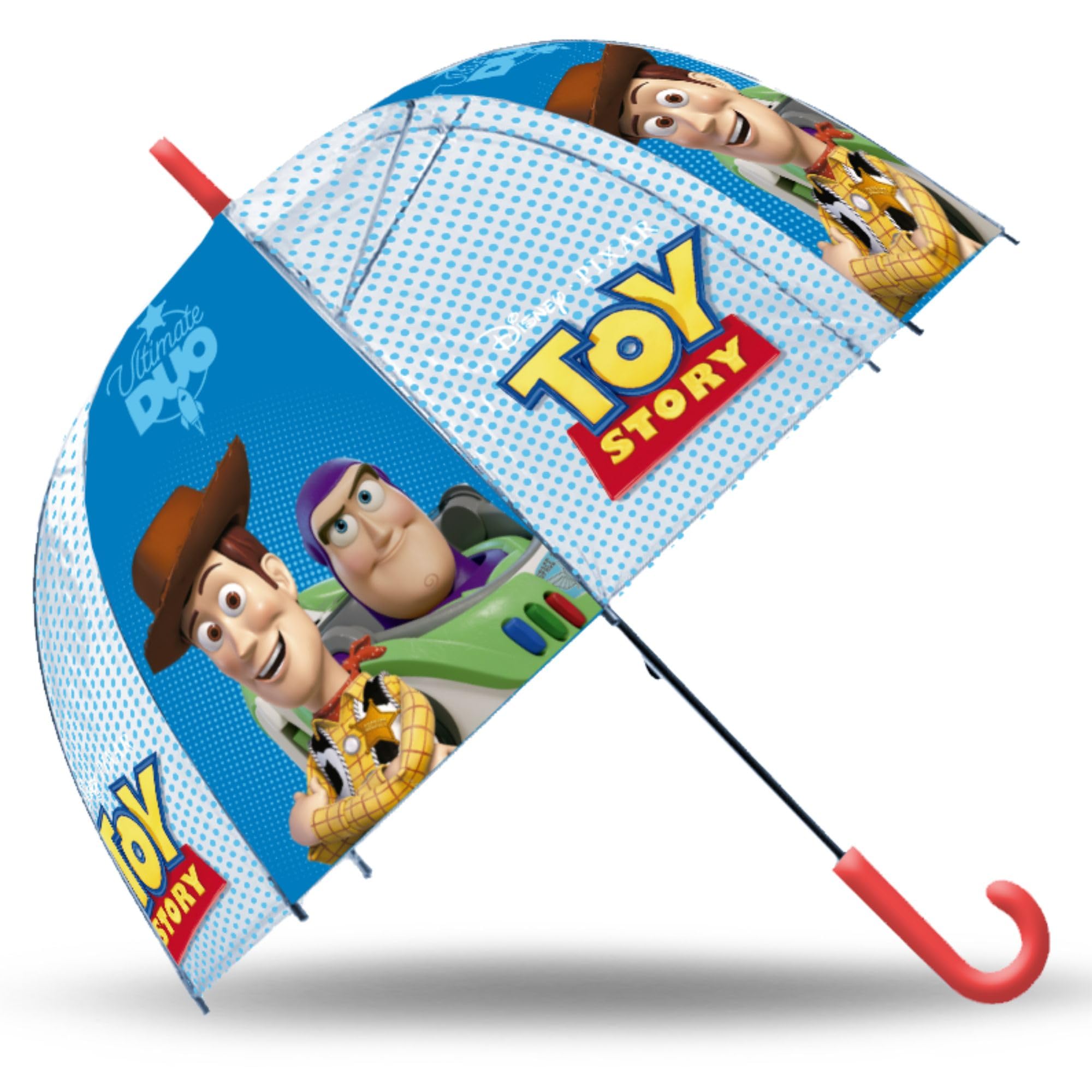 KIDS EUROSWAN Disney Toy Story Transparent Bell Umbrella 46cm