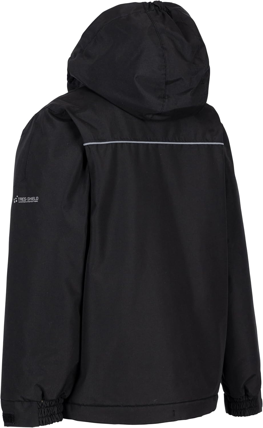 Trespass Boys Lost TP50 Waterproof Jacket (9-10 Years) (Black)