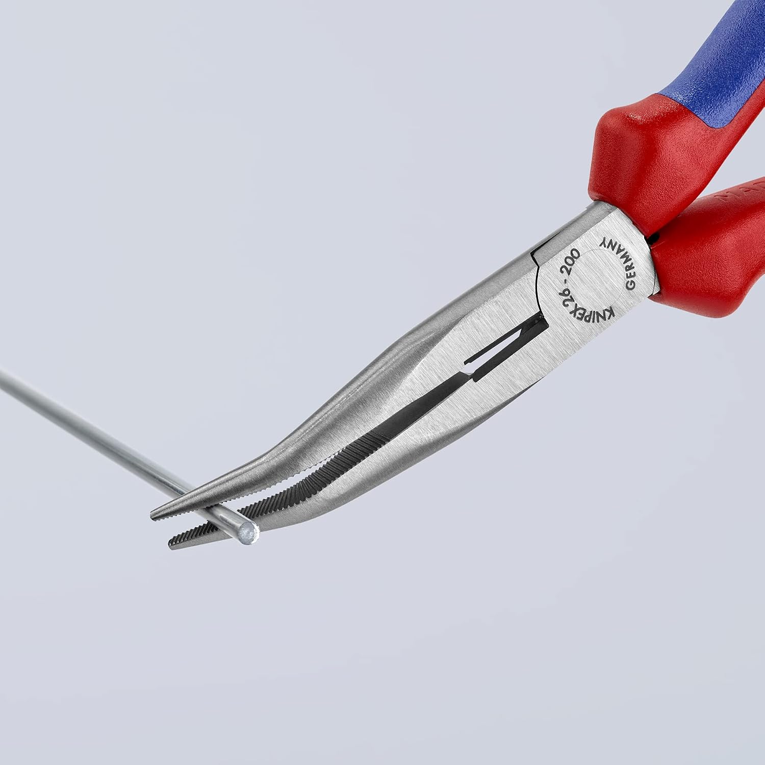 Knipex 26 22 200 Stork Beak Pliers with soft grip angled