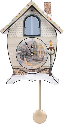 Thomas Kinkade Reloj de cuco con sonido