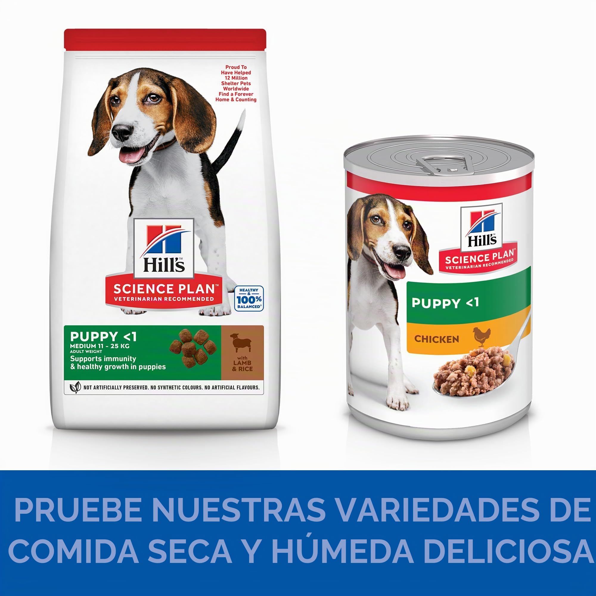 HILLS SCIE HSP Canine Puppy Medium Cordero ARROZ 14KG