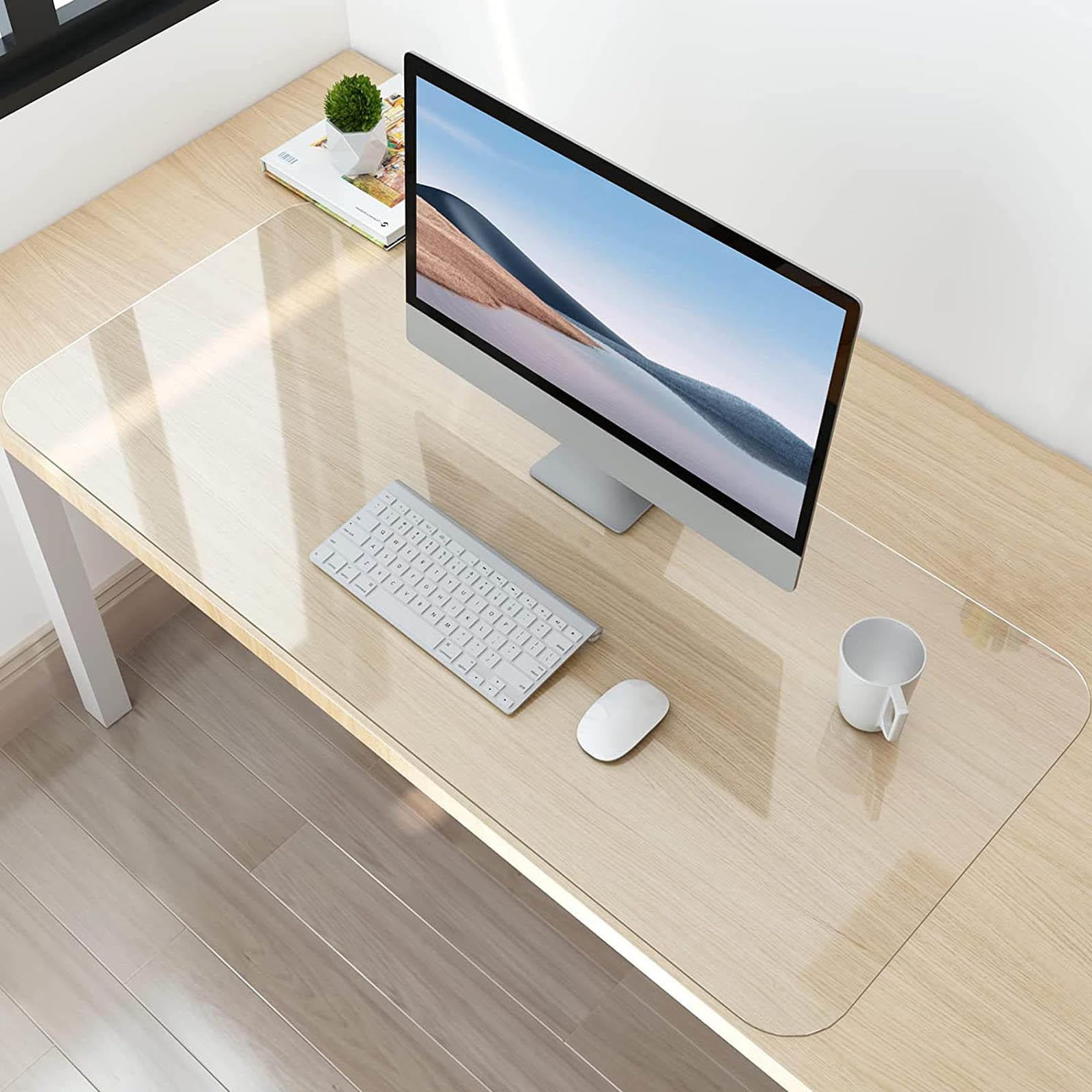 AJSJ Protecteur De Couverture Table Transparent, Tapis Anti Chaud Nappes Transparentes Pour Bureau 515774