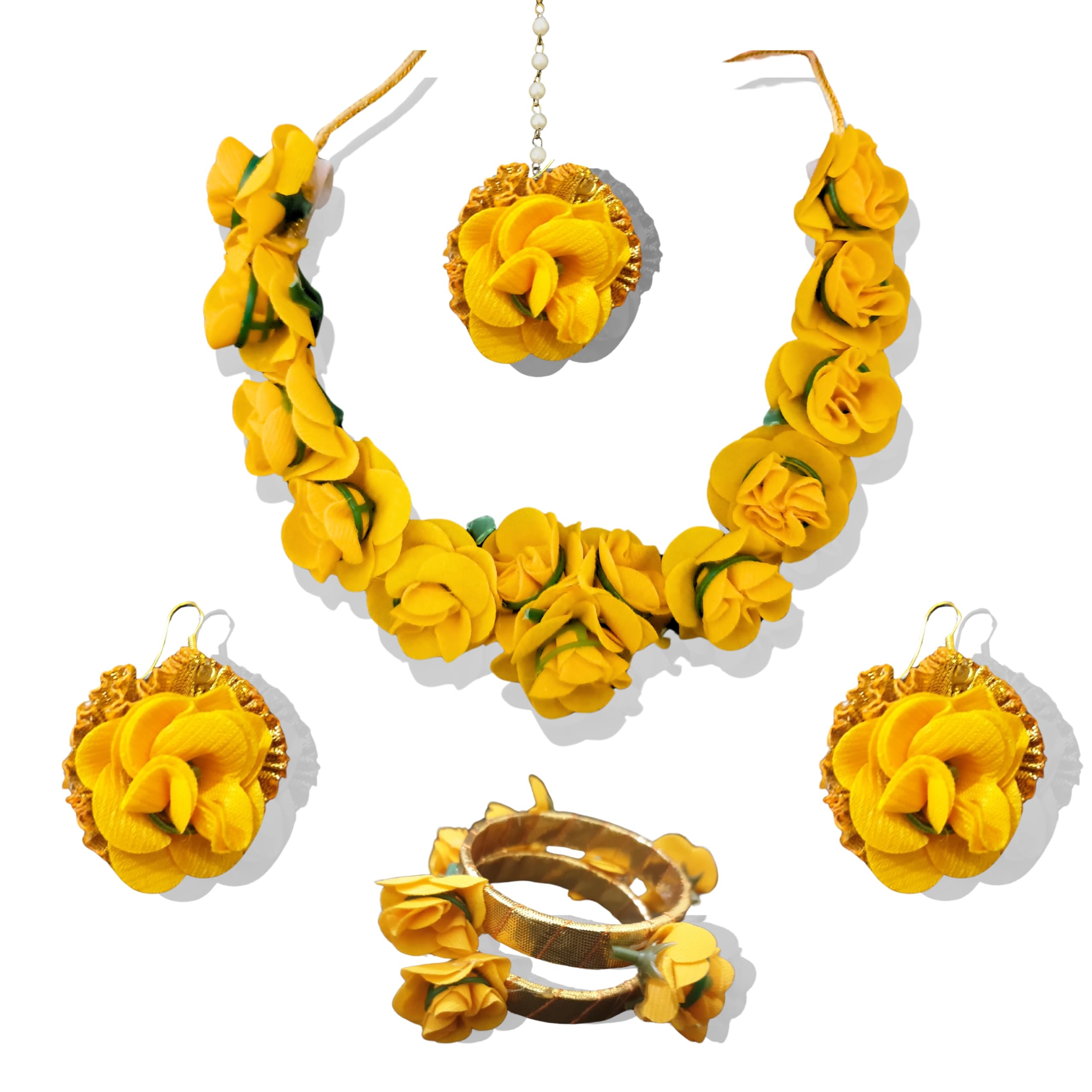 Haldi jwelery set for bridal, Haldi flower jwelery set for bridal,(Mehandi/Haldi/Wedding/Bridal/Baby Shower) (B0CPTFQ58W) Amazon Price History, Amazon Price Tracker