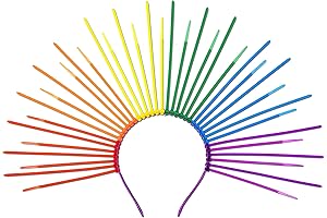 Rainbow Pride Halo Crown Spike LGBT Pride Crown Gay Headband