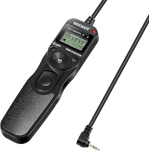Neewer LCD Timer Shutter Release Remote Control for Canon and Pentax Cameras