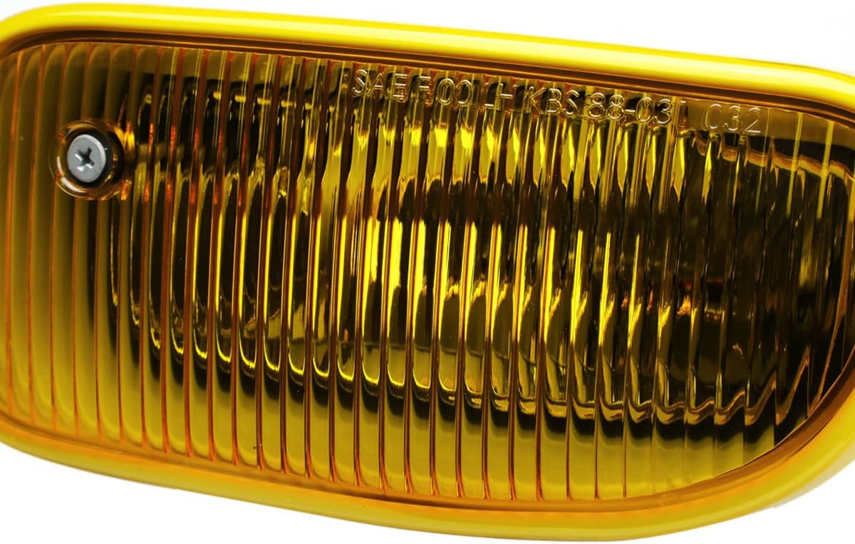 DNA MOTORING FL-NS017-AM Front Bumper Fog Light Driver & Passenger Side Enhance visibility [Compatible with 99-01 Jeep Grand Cherokee]