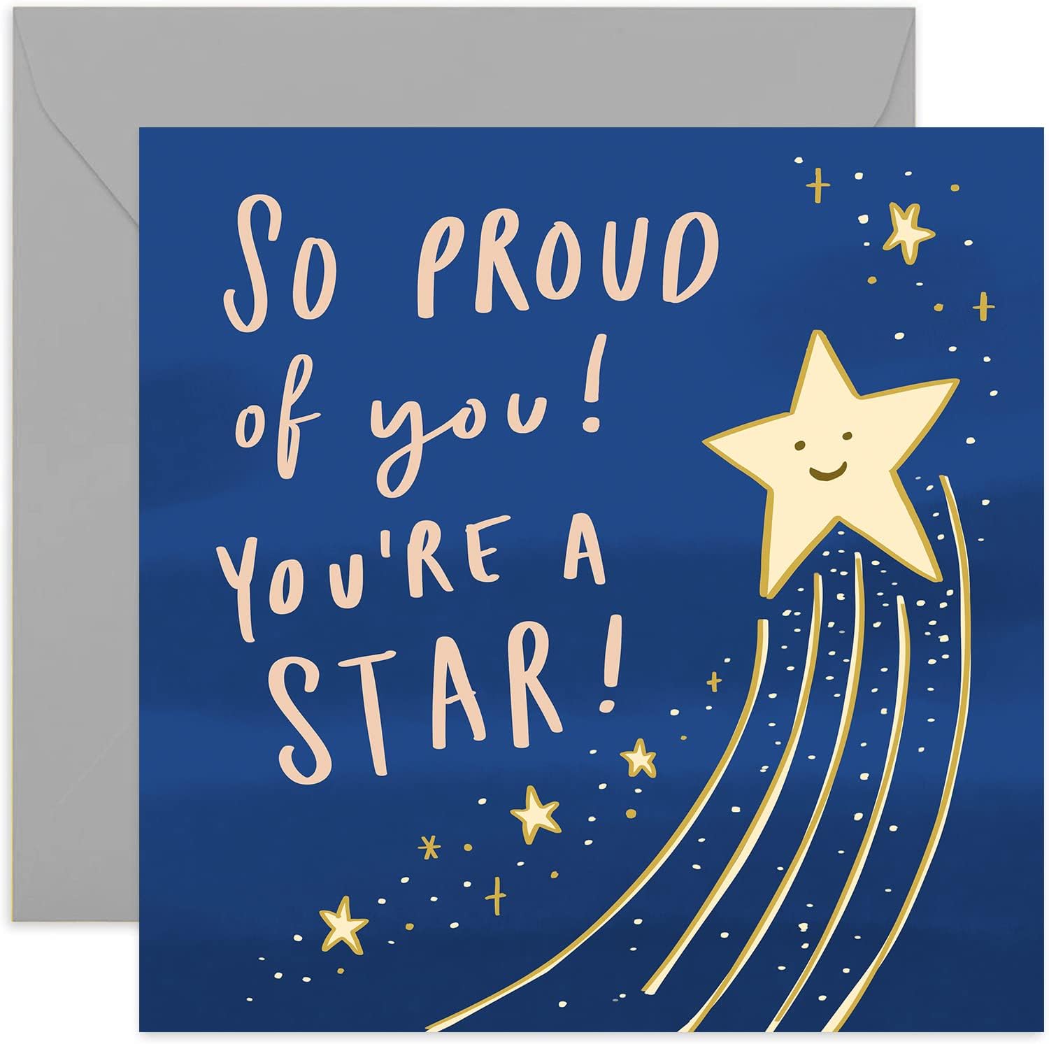 Old English Co. You're A Star Card Cute Well Done Congratulations Card For Adults