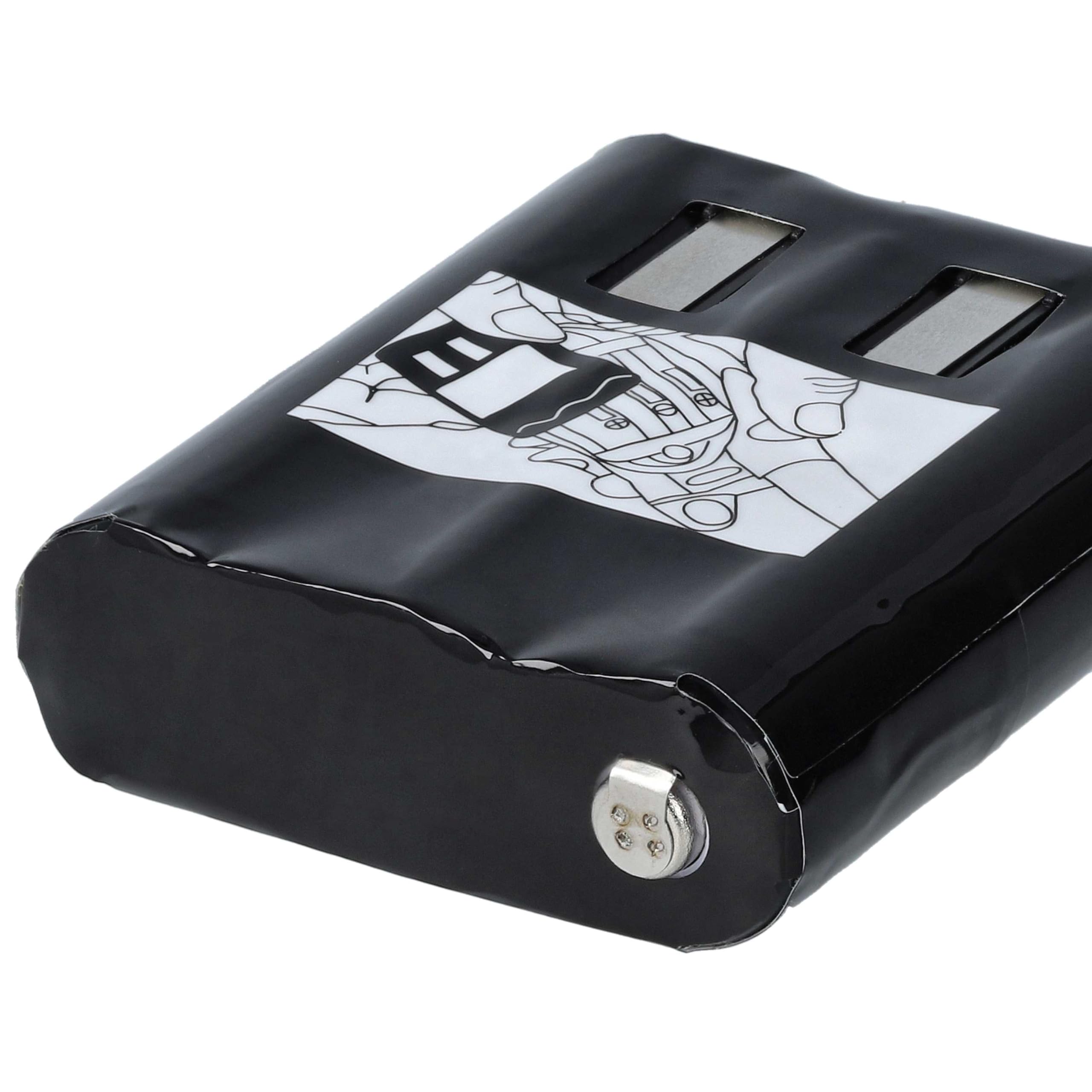 vhbw 2 x akumulator zastępuje Motorola NNTN4385, PMNN4477, NNTN4384, PMNN4477A, PMNN4477AR do radia (1500mAh, 3,6V, NiMH)