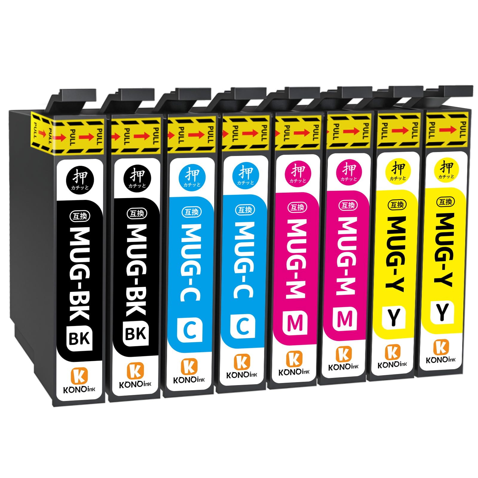 【KONOink】 MUG-4CL エプソン用 マグカップ インク MUG 4CL EPSON対応機種 EW-052A EW-452A 互換 インク