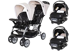 Baby Trend Sit N' Stand Easy Fold Travel Double Toddler and Newborn...